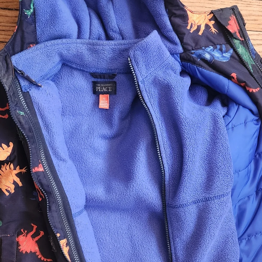 The Children's Place Boys 3 In 1 Winter Coat - Picture 3 of 4